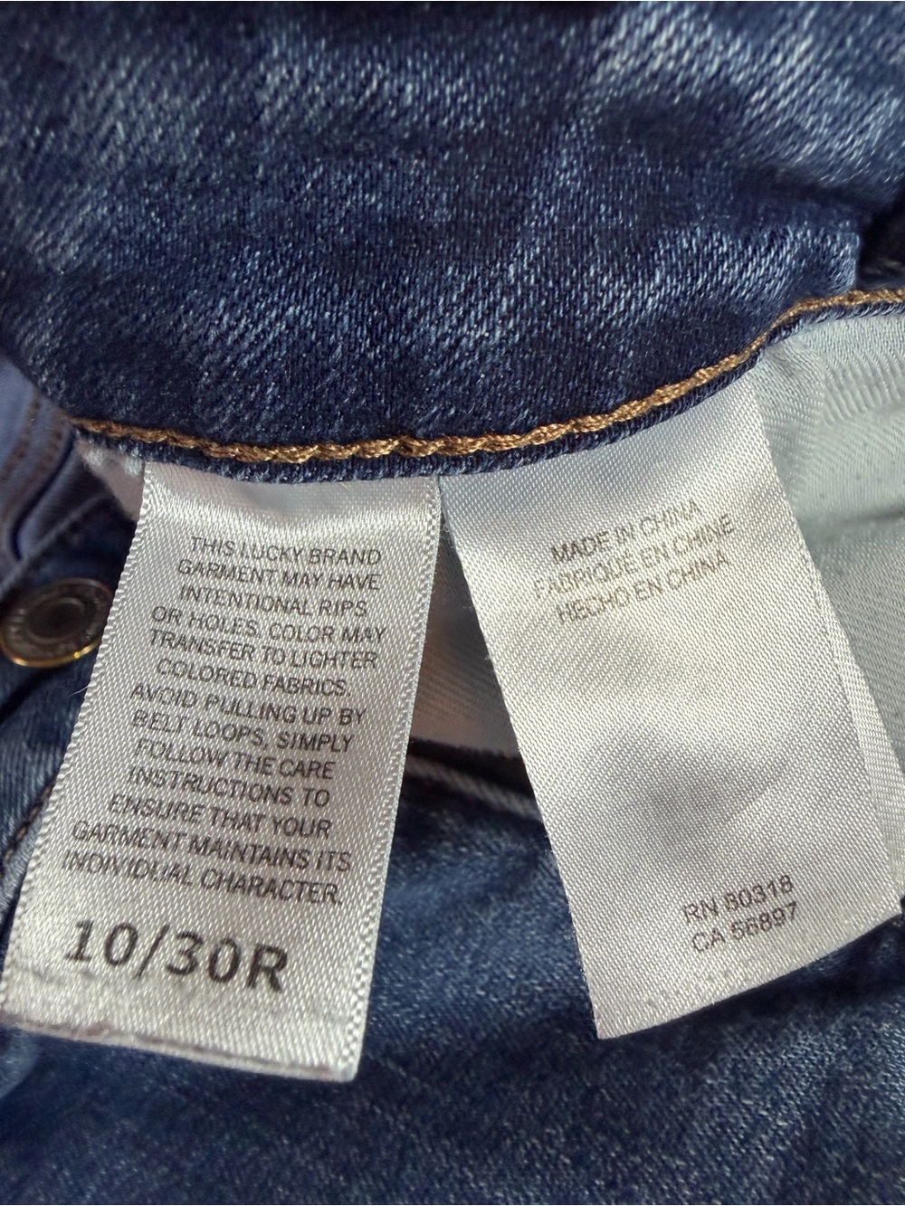 Lucky Brand Women’s Size 10/30R Mid Rise Skinny Hayden Jeans Medium Wash - Picture 8 of 15